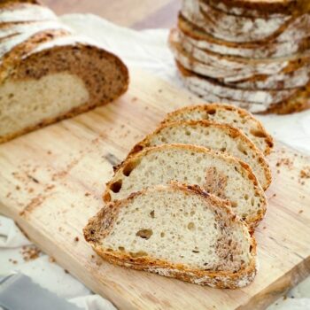 Einfaches No Knead Marmorbrot