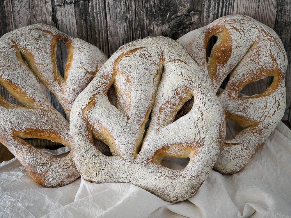 No Knead Fougasse