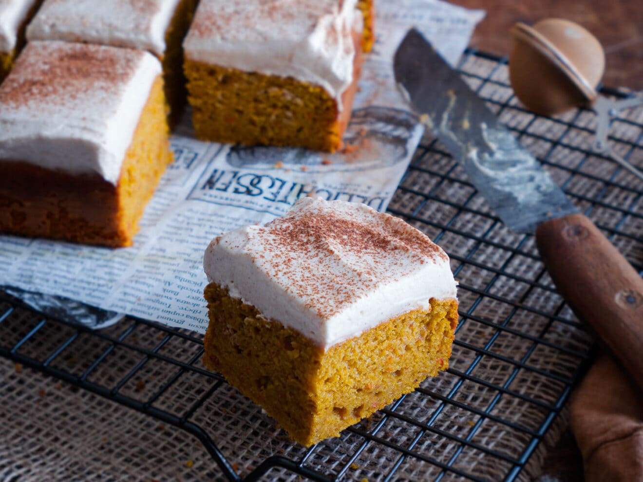 Pumpkin Dream Cake - traumhafter Dinkel Kürbiskuchen vom Blech ...