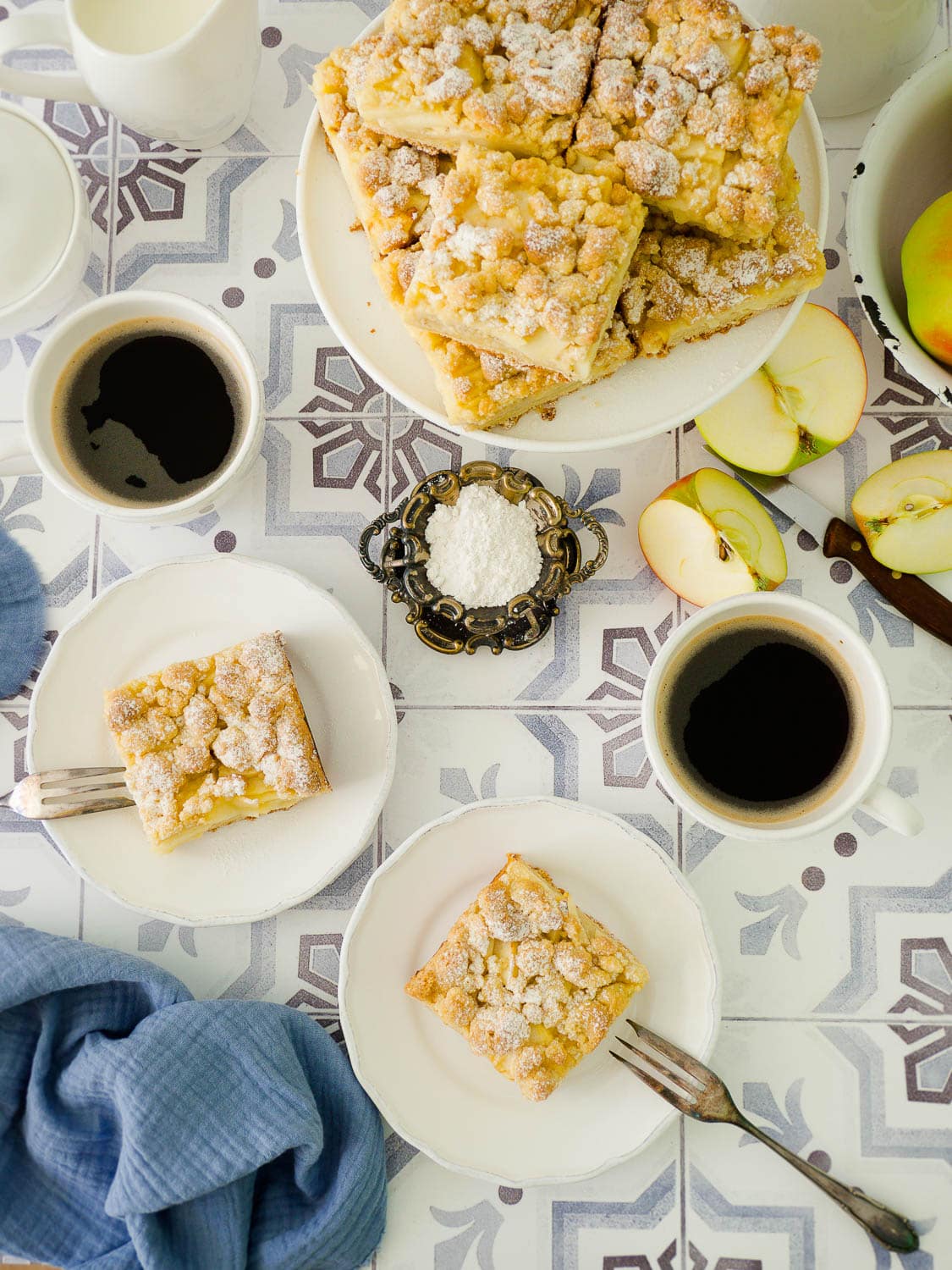 Saftiger Dinkel Apfel-Streuselkuchen Vom Blech - Dinkelliebe