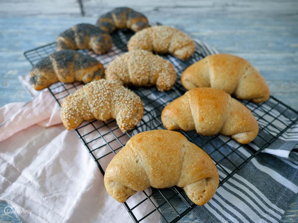 Verruchte Einkorn-Joghurthörnchen